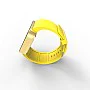 Cool Watch Saat - Gold Mat Dokunmatik Kasa - Sarı Kayış Unisex Cool Watch Saat - Gold Mat Dokunmatik Kasa - Sarı Kayış Unisex