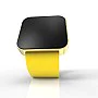 Cool Watch Saat - Gold Mat Dokunmatik Kasa - Sarı Kayış Unisex Cool Watch Saat - Gold Mat Dokunmatik Kasa - Sarı Kayış Unisex