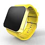 Cool Watch Saat - Gold Mat Dokunmatik Kasa - Sarı Kayış Unisex Cool Watch Saat - Gold Mat Dokunmatik Kasa - Sarı Kayış Unisex