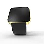 Cool Watch Saat - Gold Mat Dokunmatik Kasa - Siyah Kayış Unisex Cool Watch Saat - Gold Mat Dokunmatik Kasa - Siyah Kayış Unisex