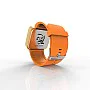 Cool Watch Saat - Gold Mat Dokunmatik Kasa - Turuncu Kayış Unisex
