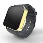 Cool Watch Saat - Gold Shiny Dokunmatik Kasa - Gri Kayış Unisex Cool Watch Saat - Gold Shiny Dokunmatik Kasa - Gri Kayış Unisex