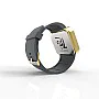 Cool Watch Saat - Gold Shiny Dokunmatik Kasa - Gri Kayış Unisex Cool Watch Saat - Gold Shiny Dokunmatik Kasa - Gri Kayış Unisex