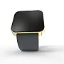Cool Watch Saat - Gold Shiny Dokunmatik Kasa - Gri Kayış Unisex Cool Watch Saat - Gold Shiny Dokunmatik Kasa - Gri Kayış Unisex