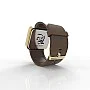 Cool Watch Saat - Gold Shiny Dokunmatik Kasa - Kahverengi Kayış Unisex Cool Watch Saat - Gold Shiny Dokunmatik Kasa - Kahverengi Kayış Unisex