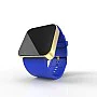 Cool Watch Saat - Gold Shiny Dokunmatik Kasa - Mavi Kayış Unisex Cool Watch Saat - Gold Shiny Dokunmatik Kasa - Mavi Kayış Unisex