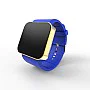 Cool Watch Saat - Gold Shiny Dokunmatik Kasa - Mavi Kayış Unisex Cool Watch Saat - Gold Shiny Dokunmatik Kasa - Mavi Kayış Unisex