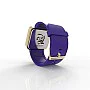 Cool Watch Saat - Gold Shiny Dokunmatik Kasa - Mor Kayış Unisex Cool Watch Saat - Gold Shiny Dokunmatik Kasa - Mor Kayış Unisex