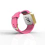 Cool Watch Saat - Gold Shiny Dokunmatik Kasa - Pembe Kayış Unisex Cool Watch Saat - Gold Shiny Dokunmatik Kasa - Pembe Kayış Unisex