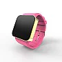 Cool Watch Saat - Gold Shiny Dokunmatik Kasa - Pembe Kayış Unisex Cool Watch Saat - Gold Shiny Dokunmatik Kasa - Pembe Kayış Unisex