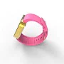 Cool Watch Saat - Gold Shiny Dokunmatik Kasa - Pembe Kayış Unisex Cool Watch Saat - Gold Shiny Dokunmatik Kasa - Pembe Kayış Unisex
