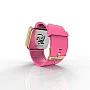 Cool Watch Saat - Gold Shiny Dokunmatik Kasa - Pembe Kayış Unisex Cool Watch Saat - Gold Shiny Dokunmatik Kasa - Pembe Kayış Unisex