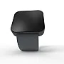 Cool Watch Saat - Siyah Mat Dokunmatik Kasa - Gri Kayış Unisex Cool Watch Saat - Siyah Mat Dokunmatik Kasa - Gri Kayış Unisex