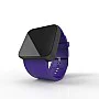 Cool Watch Saat - Siyah Mat Dokunmatik Kasa - Mor Kayış Unisex Cool Watch Saat - Siyah Mat Dokunmatik Kasa - Mor Kayış Unisex