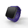 Cool Watch Saat - Siyah Mat Dokunmatik Kasa - Mor Kayış Unisex Cool Watch Saat - Siyah Mat Dokunmatik Kasa - Mor Kayış Unisex