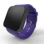 Cool Watch Saat - Siyah Mat Dokunmatik Kasa - Mor Kayış Unisex Cool Watch Saat - Siyah Mat Dokunmatik Kasa - Mor Kayış Unisex