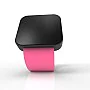 Cool Watch Saat - Siyah Mat Dokunmatik Kasa - Pembe Kayış Unisex Cool Watch Saat - Siyah Mat Dokunmatik Kasa - Pembe Kayış Unisex
