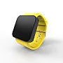 Cool Watch Saat - Siyah Mat Dokunmatik Kasa - Sarı Kayış Unisex Cool Watch Saat - Siyah Mat Dokunmatik Kasa - Sarı Kayış Unisex