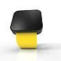 Cool Watch Saat - Siyah Mat Dokunmatik Kasa - Sarı Kayış Unisex Cool Watch Saat - Siyah Mat Dokunmatik Kasa - Sarı Kayış Unisex