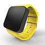 Cool Watch Saat - Siyah Mat Dokunmatik Kasa - Sarı Kayış Unisex Cool Watch Saat - Siyah Mat Dokunmatik Kasa - Sarı Kayış Unisex