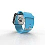Cool Watch Saat - Siyah Mat Dokunmatik Kasa - Turkuaz Kayış Unisex Cool Watch Saat - Siyah Mat Dokunmatik Kasa - Turkuaz Kayış Unisex