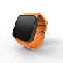Cool Watch Saat - Siyah Mat Dokunmatik Kasa - Turuncu Kayış Unisex Cool Watch Saat - Siyah Mat Dokunmatik Kasa - Turuncu Kayış Unisex