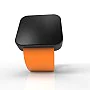 Cool Watch Saat - Siyah Mat Dokunmatik Kasa - Turuncu Kayış Unisex Cool Watch Saat - Siyah Mat Dokunmatik Kasa - Turuncu Kayış Unisex
