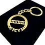 Kişiye Özel - Metal Volvo - Gold Plaka Anahtarlık Gerçek Altın Kaplama Kişiye Özel - Metal Volvo - Gold Plaka Anahtarlık Gerçek Altın Kaplama