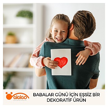 Babalar Günü İçin Eşsiz Bir Dekoratif Ürün