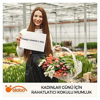 Kadınlar Günü İçin Rahatlatıcı Kokulu Mumluk