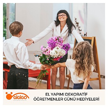 El Yapımı Dekoratif Öğretmenler Günü Hediyeleri