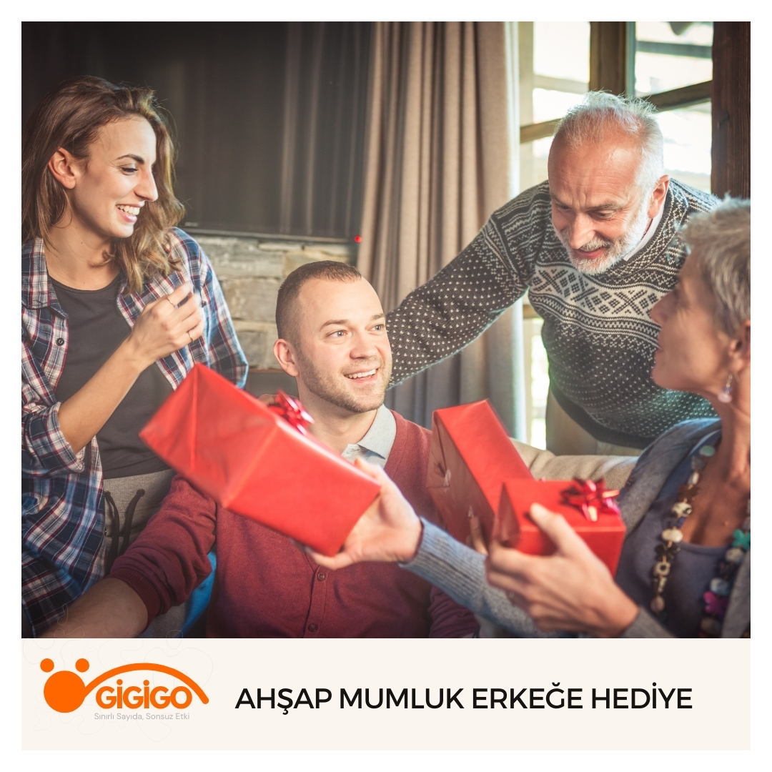 Ahşap Mumluk Erkeğe Hediye