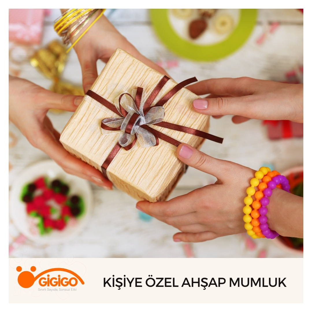 Kişiye Özel Ahşap Mumluk