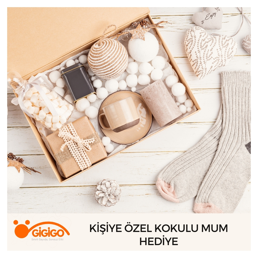 Kişiye Özel Kokulu Mum Hediye