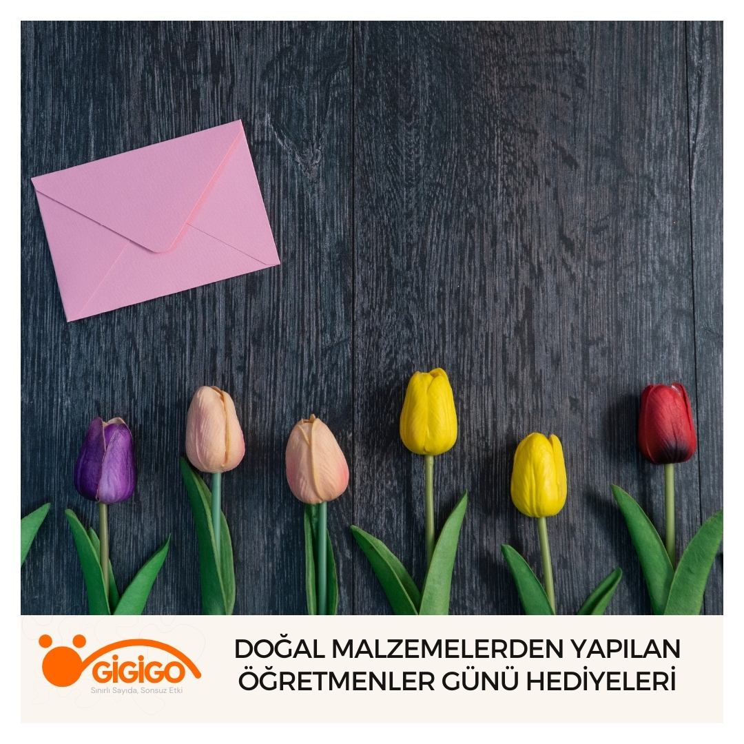 Doğal Malzemelerden Yapılan Öğretmenler Günü Hediyeleri