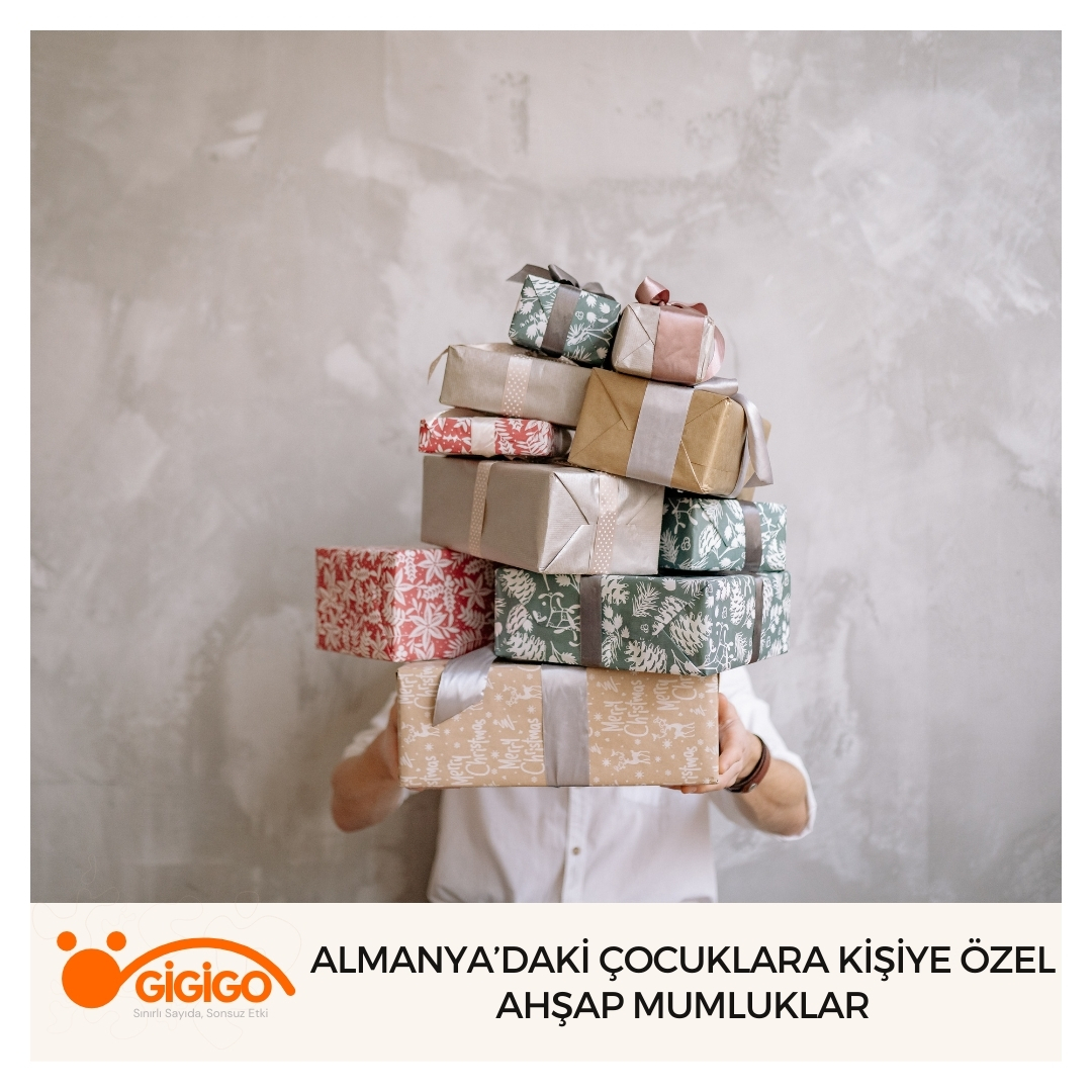 Almanya’daki Çocuklara Kişiye Özel Ahşap Mumluklar