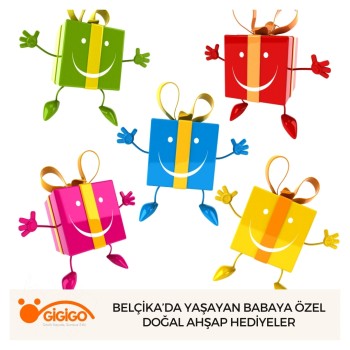 Belçika’da Yaşayan Babaya Özel Doğal Ahşap Hediyeler