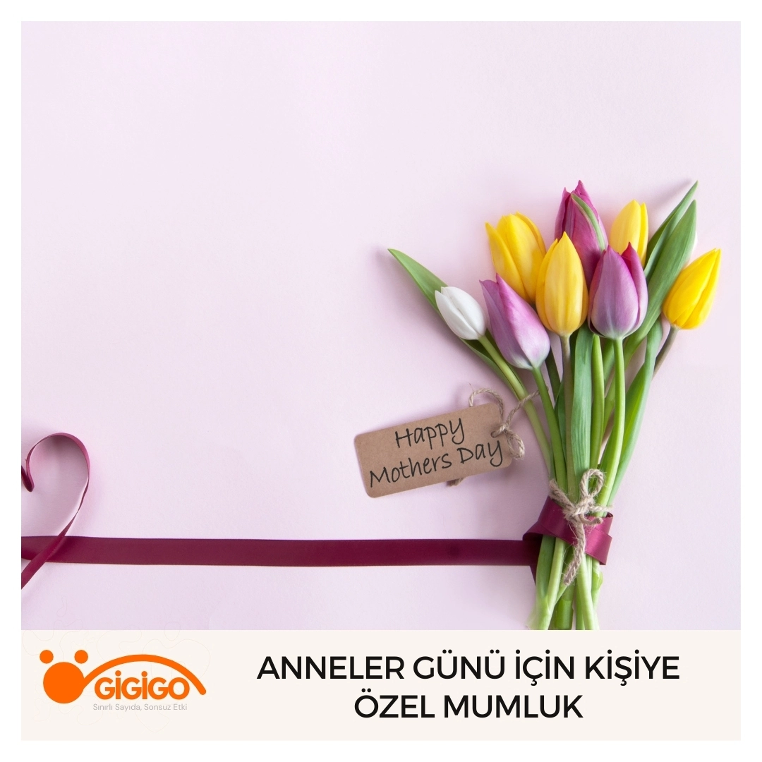 Anneler günü için kişiye özel tasarlanmış isimli ahşap mumluk örneği