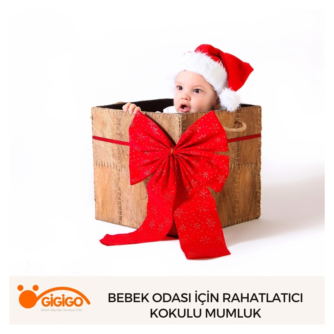 Bebek odasına uygun rahatlatıcı kokulu mumluk hediyesi