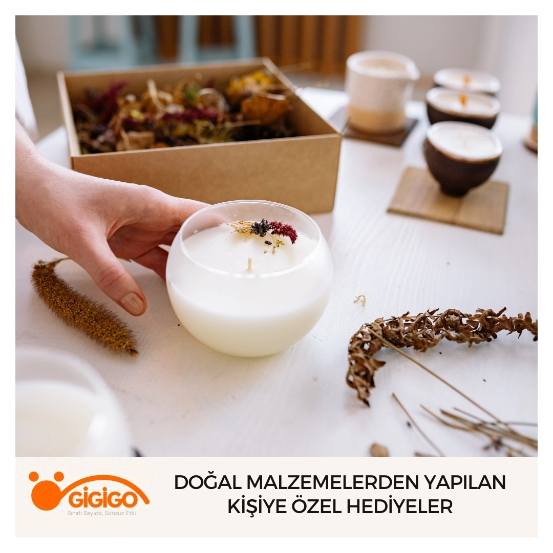 Babalar günü için doğal malzemelerden yapılmış dekoratif hediyeler