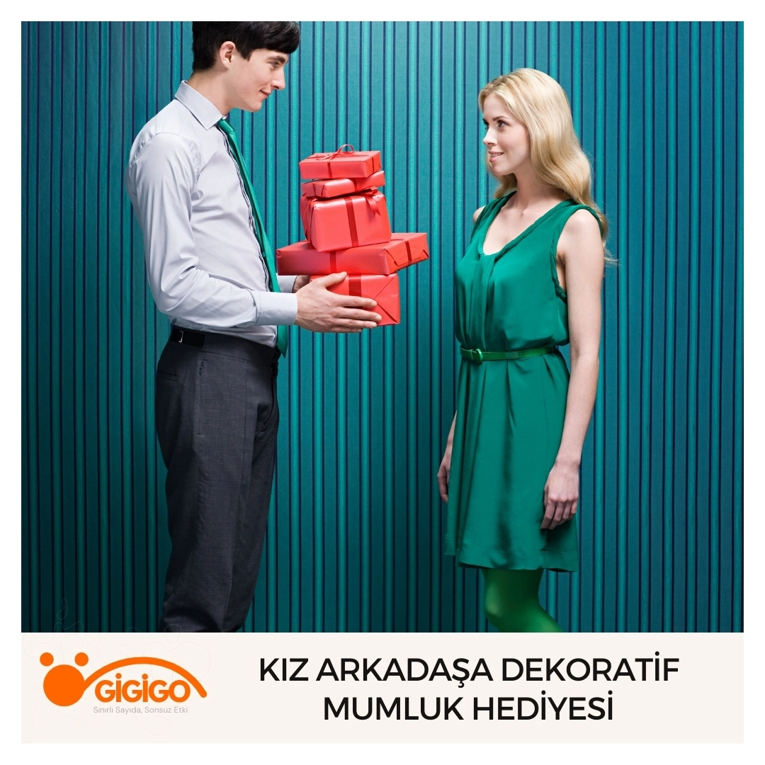Dekoratif Mumluk - Kız Arkadaşa Hediye