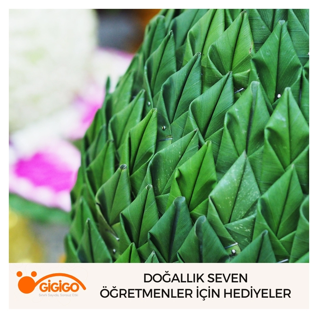 Doğallık sevenler için dekoratif bayram hediyesi