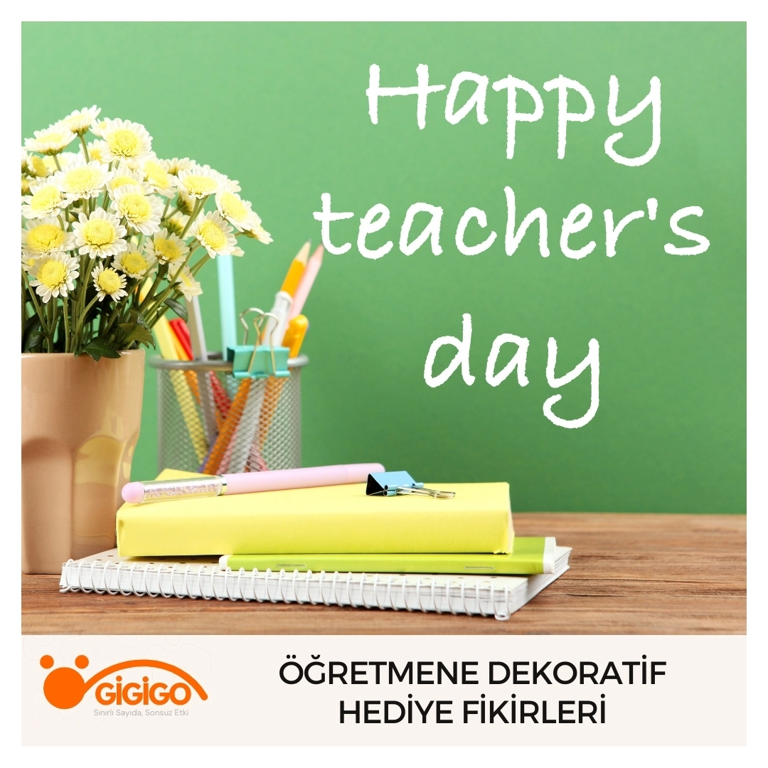 Öğretmene özel dekoratif kişiselleştirilmiş mum hediye