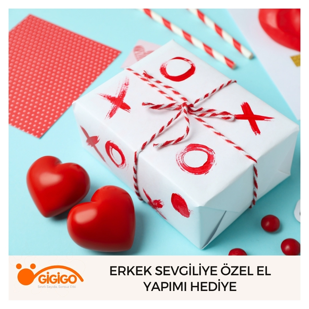 Erkek sevgiliye özel el yapımı sevgililer günü hediyesi