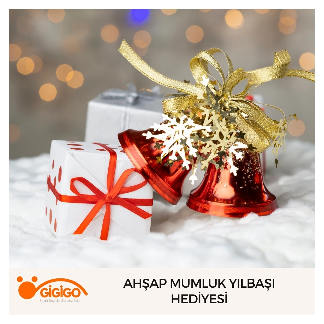Sevgiliye romantik jest için ahşap mumluk hediye seti