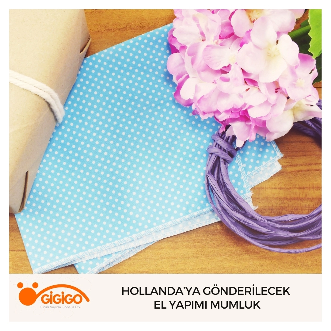 Almanya’daki çocuklar için isme özel hazırlanan el yapımı hediyelik mumluk