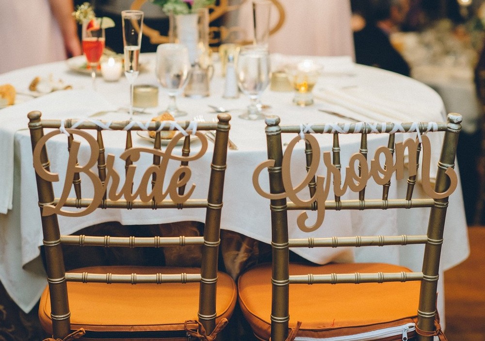 Kişiye Özel - Ahşap Özel Gün Sandalye Arkası İsimlik Düğün Nişan Nikah Doğum Günü