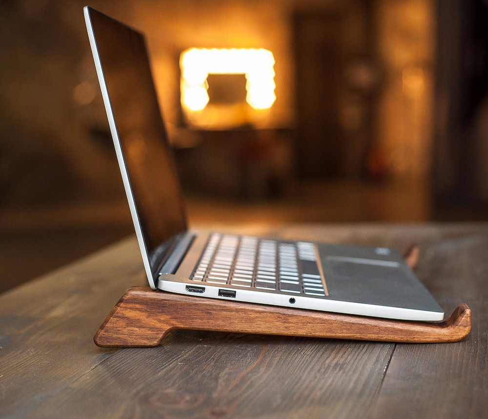 Kişiye Özel - Ahşap Laptop Notebook Ayak