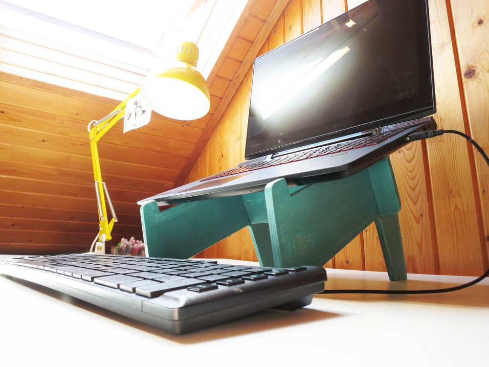 Kişiye Özel - Ahşap Laptop Sehpası Piave Modeli