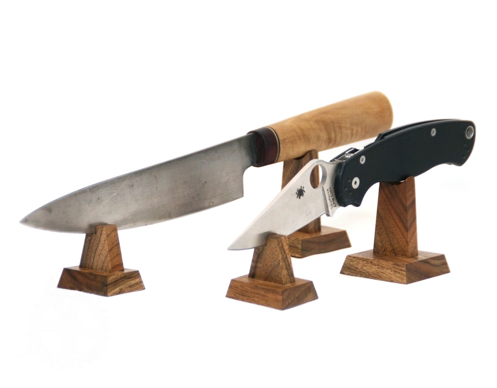 Kişiye Özel - Ahşap Knife Tasarım Bıçak Standı